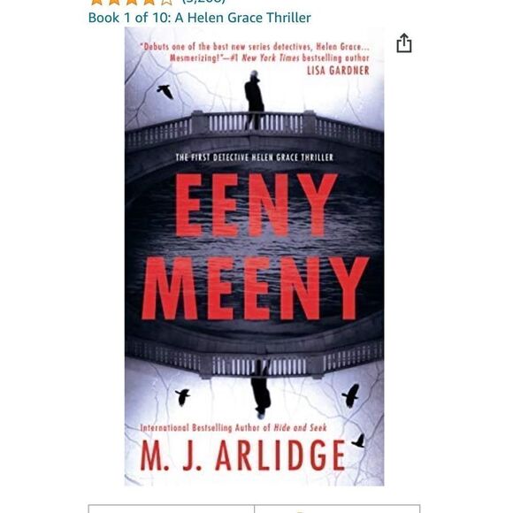 “Eeny Menny,” Fiction Novel by M.J. Arlidge - Picture 1 of 16